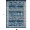 image:imageNourison Home Passion Navy Blue 53 x 73 Area Rug  Easy Clean Non Shedding Bed Room Living Room Dining Room Kitchen 5 x 739 x 59 Rectangular