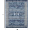 image:imageNourison Home Passion Navy Blue 53 x 73 Area Rug  Easy Clean Non Shedding Bed Room Living Room Dining Room Kitchen 5 x 767 x 96 Rectangular
