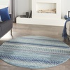image:imageNourison Home Passion Navy Blue 8 x 10 Area Rug  Easy Clean Non Shedding Bed Room Living Room Dining Room Kitchen 8 x 10Navy Blue