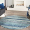 image:imageNourison Home Passion Navy Blue 8 x 10 Area Rug  Easy Clean Non Shedding Bed Room Living Room Dining Room Kitchen 8 x 10Navy Blue
