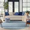 image:imageNourison Home Passion Navy Blue 8 x 10 Area Rug  Easy Clean Non Shedding Bed Room Living Room Dining Room Kitchen 8 x 10Navy Blue