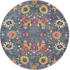 image:imageNourison Home Passion Sunburst 110 x 210 Area Rug  Easy Clean Non Shedding Bed Room Living Room Dining Room Kitchen 2 x 3Denim