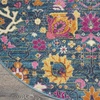 image:imageNourison Home Passion Sunburst 110 x 210 Area Rug  Easy Clean Non Shedding Bed Room Living Room Dining Room Kitchen 2 x 3Denim