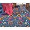 image:imageNourison Home Passion Sunburst 110 x 210 Area Rug  Easy Clean Non Shedding Bed Room Living Room Dining Room Kitchen 2 x 3Denim
