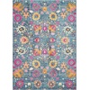 image:imageNourison Home Passion Sunburst 110 x 210 Area Rug  Easy Clean Non Shedding Bed Room Living Room Dining Room Kitchen 2 x 3Denim