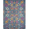 image:imageNourison Home Passion Sunburst 110 x 210 Area Rug  Easy Clean Non Shedding Bed Room Living Room Dining Room Kitchen 2 x 3Denim