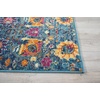 image:imageNourison Home Passion Sunburst 110 x 210 Area Rug  Easy Clean Non Shedding Bed Room Living Room Dining Room Kitchen 2 x 3Denim