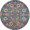 image:imageNourison Home Passion Sunburst 110 x 210 Area Rug  Easy Clean Non Shedding Bed Room Living Room Dining Room Kitchen 2 x 3Denim