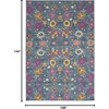 image:imageNourison Home Passion Sunburst 110 x 210 Area Rug  Easy Clean Non Shedding Bed Room Living Room Dining Room Kitchen 2 x 3Denim
