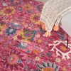 image:imageNourison Home Passion Sunburst 110 x 210 Area Rug  Easy Clean Non Shedding Bed Room Living Room Dining Room Kitchen 2 x 3Fuchsia