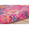 image:imageNourison Home Passion Sunburst 110 x 210 Area Rug  Easy Clean Non Shedding Bed Room Living Room Dining Room Kitchen 2 x 3Fuchsia