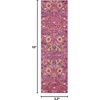 image:imageNourison Home Passion Sunburst 110 x 210 Area Rug  Easy Clean Non Shedding Bed Room Living Room Dining Room Kitchen 2 x 3Fuchsia
