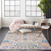 image:imageNourison Home Passion Sunburst 110 x 210 Area Rug  Easy Clean Non Shedding Bed Room Living Room Dining Room Kitchen 2 x 3IvoryMulti