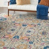 image:imageNourison Home Passion Sunburst 110 x 210 Area Rug  Easy Clean Non Shedding Bed Room Living Room Dining Room Kitchen 2 x 3IvoryMulti