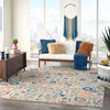 image:imageNourison Home Passion Sunburst 110 x 210 Area Rug  Easy Clean Non Shedding Bed Room Living Room Dining Room Kitchen 2 x 3IvoryMulti