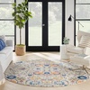 image:imageNourison Home Passion Sunburst 110 x 210 Area Rug  Easy Clean Non Shedding Bed Room Living Room Dining Room Kitchen 2 x 3IvoryMulti