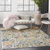 image:imageNourison Home Passion Sunburst 110 x 210 Area Rug  Easy Clean Non Shedding Bed Room Living Room Dining Room Kitchen 2 x 3IvoryMulti