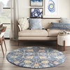 image:imageNourison Home Passion Sunburst 110 x 210 Area Rug  Easy Clean Non Shedding Bed Room Living Room Dining Room Kitchen 2 x 3Navy