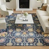 image:imageNourison Home Passion Sunburst 110 x 210 Area Rug  Easy Clean Non Shedding Bed Room Living Room Dining Room Kitchen 2 x 3Navy