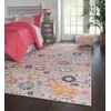 image:imageNourison Home Passion Sunburst 110 x 210 Area Rug  Easy Clean Non Shedding Bed Room Living Room Dining Room Kitchen 2 x 3Silver