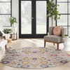 image:imageNourison Home Passion Sunburst 110 x 210 Area Rug  Easy Clean Non Shedding Bed Room Living Room Dining Room Kitchen 2 x 3Silver