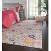 image:imageNourison Home Passion Sunburst 110 x 210 Area Rug  Easy Clean Non Shedding Bed Room Living Room Dining Room Kitchen 2 x 3Silver