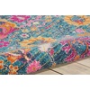 image:imageNourison Home Passion Sunburst 53 x 73 Area Rug  Easy Clean Non Shedding Bed Room Living Room Dining Room Kitchen 5 x 7Denim