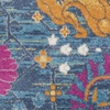 image:imageNourison Home Passion Sunburst 53 x 73 Area Rug  Easy Clean Non Shedding Bed Room Living Room Dining Room Kitchen 5 x 7Denim