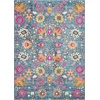 image:imageNourison Home Passion Sunburst 53 x 73 Area Rug  Easy Clean Non Shedding Bed Room Living Room Dining Room Kitchen 5 x 7Denim