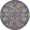 image:imageNourison Home Passion Sunburst 53 x 73 Area Rug  Easy Clean Non Shedding Bed Room Living Room Dining Room Kitchen 5 x 7Denim