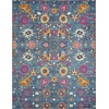 image:imageNourison Home Passion Sunburst 53 x 73 Area Rug  Easy Clean Non Shedding Bed Room Living Room Dining Room Kitchen 5 x 7Denim