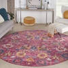 image:imageNourison Home Passion Sunburst 53 x 73 Area Rug  Easy Clean Non Shedding Bed Room Living Room Dining Room Kitchen 5 x 7Fuchsia