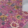 image:imageNourison Home Passion Sunburst 53 x 73 Area Rug  Easy Clean Non Shedding Bed Room Living Room Dining Room Kitchen 5 x 7Fuchsia