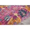 image:imageNourison Home Passion Sunburst 53 x 73 Area Rug  Easy Clean Non Shedding Bed Room Living Room Dining Room Kitchen 5 x 7Fuchsia