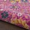 image:imageNourison Home Passion Sunburst 53 x 73 Area Rug  Easy Clean Non Shedding Bed Room Living Room Dining Room Kitchen 5 x 7Fuchsia