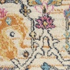 image:imageNourison Home Passion Sunburst 53 x 73 Area Rug  Easy Clean Non Shedding Bed Room Living Room Dining Room Kitchen 5 x 7IvoryMulti
