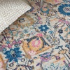 image:imageNourison Home Passion Sunburst 53 x 73 Area Rug  Easy Clean Non Shedding Bed Room Living Room Dining Room Kitchen 5 x 7IvoryMulti