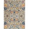 image:imageNourison Home Passion Sunburst 53 x 73 Area Rug  Easy Clean Non Shedding Bed Room Living Room Dining Room Kitchen 5 x 7IvoryMulti