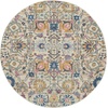 image:imageNourison Home Passion Sunburst 53 x 73 Area Rug  Easy Clean Non Shedding Bed Room Living Room Dining Room Kitchen 5 x 7IvoryMulti