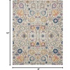 image:imageNourison Home Passion Sunburst 53 x 73 Area Rug  Easy Clean Non Shedding Bed Room Living Room Dining Room Kitchen 5 x 7IvoryMulti