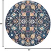 image:imageNourison Home Passion Sunburst 53 x 73 Area Rug  Easy Clean Non Shedding Bed Room Living Room Dining Room Kitchen 5 x 7Navy
