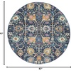 image:imageNourison Home Passion Sunburst 53 x 73 Area Rug  Easy Clean Non Shedding Bed Room Living Room Dining Room Kitchen 5 x 7Navy