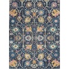 image:imageNourison Home Passion Sunburst 53 x 73 Area Rug  Easy Clean Non Shedding Bed Room Living Room Dining Room Kitchen 5 x 7Navy