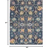 image:imageNourison Home Passion Sunburst 53 x 73 Area Rug  Easy Clean Non Shedding Bed Room Living Room Dining Room Kitchen 5 x 7Navy