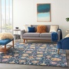image:imageNourison Home Passion Sunburst 53 x 73 Area Rug  Easy Clean Non Shedding Bed Room Living Room Dining Room Kitchen 5 x 7Navy