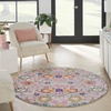 image:imageNourison Home Passion Sunburst 53 x 73 Area Rug  Easy Clean Non Shedding Bed Room Living Room Dining Room Kitchen 5 x 7Silver