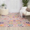 image:imageNourison Home Passion Sunburst 53 x 73 Area Rug  Easy Clean Non Shedding Bed Room Living Room Dining Room Kitchen 5 x 7Silver