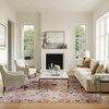 image:imageNourison Home Passion Sunburst 53 x 73 Area Rug  Easy Clean Non Shedding Bed Room Living Room Dining Room Kitchen 5 x 7Silver