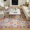 image:imageNourison Home Passion Sunburst 53 x 73 Area Rug  Easy Clean Non Shedding Bed Room Living Room Dining Room Kitchen 5 x 7Silver