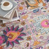 image:imageNourison Home Passion Sunburst 53 x 73 Area Rug  Easy Clean Non Shedding Bed Room Living Room Dining Room Kitchen 5 x 7Silver